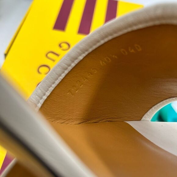 Women’s Gucci X Adidas, slide sandals, size 40.5 made in Italy - Picture 8 of 9